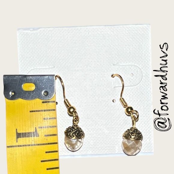 Bundle Sale 3 for $15 | Artisan Earrings – Acorn Style – Faceted Beads - Picture 4 of 6